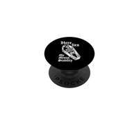 Here Lies My Mental Stability - Esqueleto de Actitud Divertida PopSockets PopGrip Adhesivo