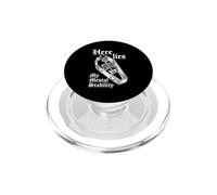 Here Lies My Mental Stability - Esqueleto de Actitud Divertida PopSockets PopGrip para MagSafe