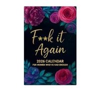 Here We Fuck1 it Again 2026 Calendario, Divertido Calendario Planificador, Personaliza tu Personalidad Divertida, Calendario de Pared de Planificación Novedad Almohadilla de Notas para Hogar Oficina