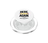 Here We Go Again Cute Pencil Teacher Student Back to School PopSockets PopGrip para MagSafe
