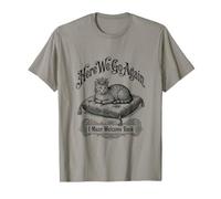 Here We Go Again, me Refiero a Welcome Back Teacher Funny Cat Camiseta