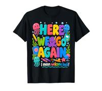 Here We Go Again Ocean Teacher Back To School Classroom Camiseta
