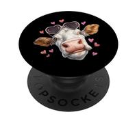 Hereford Cattle Farmer - Gafas de Sol para el día de San Valentín PopSockets PopGrip Adhesivo