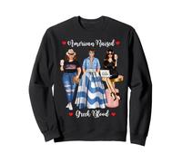 Herencia de Sangre Griega Criada en Estados Unidos Sexy Sudadera