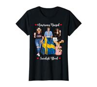 Herencia de Sangre Sueca Criada en Estados Unidos Sexy Camiseta