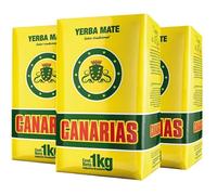HERENCIA GAUCHA | Canarias Yerba Mate Común - Pack de 3 x 1Kg (Total 3Kg) - Producto Uruguayo