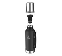 HERENCIA GAUCHA - Termo para mate de 1L con pico cebador, Acero inoxidable, Doble pared, Mantiene temperatura por horas, Termo térmico resistente, Ideal para viajes y actividades al aire libre