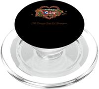 Herencia Hispana Puerto Rico Mi Corazón Borinquen PopSockets PopGrip para MagSafe