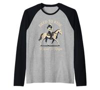 Herencia Rural de la Hija del Ranchero Legado Familiar Occidental Camiseta Manga Raglan