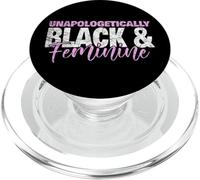 Herencia y Orgullo de Poder Negro y Femenino sin disculpas PopSockets PopGrip para MagSafe
