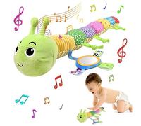 Herenear Juguete Musical de Peluche para Bebés, Oruga Musical para bebés, Juguete de bebé con Caja de música para bebés de Regalos a Partir de 0+ Mese