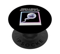 Here's A Really Old Picture of Me Funny Saying Gag PopSockets PopGrip Adhesivo