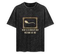 Heres A Really Old Picture of Me Sperm Cell Style Unisex T-Shirt Printed tee Graphic Top Men Black Shirt S