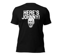 Here's Johnny Carson Black Graphic tee Shirt