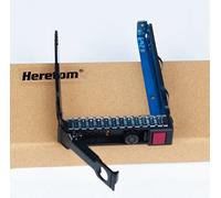 Heretom 2,5" SFF SATA/SAS/SSD Bandeja de Disco Duro Caddie Hard Drive Tray Caddy Soporte para HP Proliant DL380 DL360 ML350 ML110 Gen 10 G10 Enchufe térmico con Chip (NO para Bandeja NVMe)