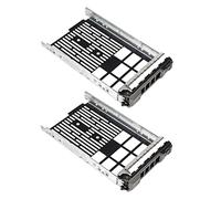 Heretom - 2 Unidades Bandeja de Disco Duro Caddie f238f SAS/SATA Caddy Tray para DELL PowerEdge Server R820 R720 R720xd T710 R710 T620 T610 R510 R420 R410 T430 T410 T330 T310 R310 R320 y más