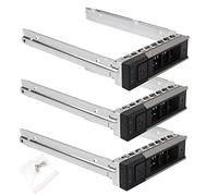 Heretom 3uds Bandeja Caddy Disco Duro 3.5" 0X7K8W para DELL 14G 15G 16G | Caddy HDD 3.5" LFF Hot Swap 0X7K8W Compatible con Dell PowerEdge R740 R750 R760 Reemplazo Y796F WH5D2 SATA SAS NO Gen13