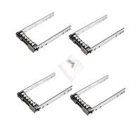 Heretom 4-Pack G176J/KG7NR/WX387 Bandeja de Disco Duro SATA SAS 2,5 Pulgadas Tray Caddy Caddie Soporte para DELL PowerEdge R410 T410 R420 T420 R430 R515 R630 T320 T620 T630 R710 R720 R730 R830 R930