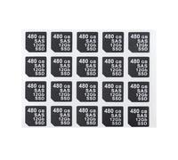 Heretom 40 adhesivos de capacidad para Dell DXD9H y X7K8W 14.ª generación (480 GB SAS 12 GB SSD, SAS)