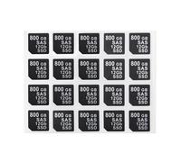 Heretom 40 adhesivos de capacidad para Dell DXD9H y X7K8W 14.ª generación (800 GB SAS 12 GB SSD, SAS)