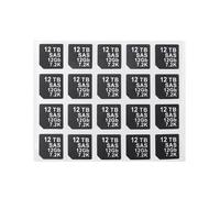 Heretom 40 adhesivos de capacidad para Dell DXD9H y X7K8W, 14ª generación (12 TB SAS 12 GB 7,2 K, SAS)