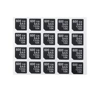 Heretom 40 adhesivos de capacidad para Dell DXD9H y X7K8W, 14ª generación (600 GB SAS 12 GB 10K, SAS)