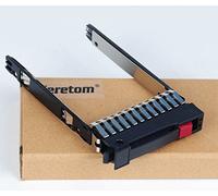 Heretom 500223-001/002 2,5" Bandeja de Disco Duro SATA SAS Tray Caddy para HP ProLiant Server DL380 DL360 DL385 ML370 ML350 ML570 G5 G6 G7 Caddie
