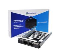 Heretom F238F 3,5" Bandeja de Disco Duro Caddie LFF Tray Caddy para DELL R310 R320 T320 R410 R420 T410 T420 R510 R520 R530 T610 R620 T620 R630 T710 R710 R720xd R810 MD3200 NX3000