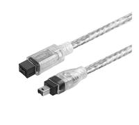 Herfair FireWire IEEE 1394B - Cable de 9 pines a 4 pines macho a macho, adaptador de transferencia de datos, convertidor FireWire 400 DV iLink para portátil a videocámara, cable de cámara DV a