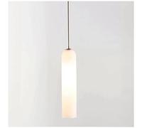 HerfsT Luces Colgantes de Vidrio Industrial Montaje cilíndrico Minimalista lámpara de Techo Arte Simple lámpara Colgante Altura Ajustable Comedor Luces para Pasillo Dormitorio Cocina