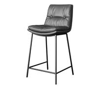 HerfsT Sillas de Comedor para Cocina, Taburete de Bar para Maquillaje, tocador de Sala de Estar, Asiento y Respaldo de Cuero sintético Suave, sillas Laterales tapizadas con Patas de Metal