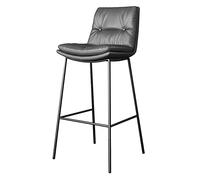 HerfsT Sillas de Comedor para Cocina, Taburete de Bar para Maquillaje, tocador de Sala de Estar, Asiento y Respaldo de Cuero sintético Suave, sillas Laterales tapizadas con Patas de Metal