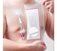 Herida vendaje almohadillas color piel, isla de incisión vestidor, sección adhesiva isla vendaje impermeable gasa parche absorbente 6PCS