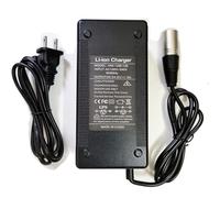 HERISKEER [Verificado] Cargador rápido XLR de 3 pines de 54.6 V 3 A para Heybik-e Mars Ranger, Ridstar Q20, Q20 Pro, H20 Pro H26 Pro E26, Ecotric Hammer 48V Fat, Raleigh, Pedego, Freego, batería de 48