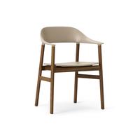 Herit Silla de Comedor con Reposabrazos Roble Ahumado/ Arena