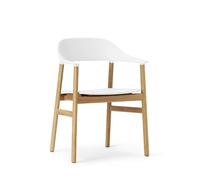 Herit Silla de Comedor con Reposabrazos Roble/ Blanco