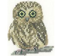 Heritage Crafts Búho - AIDA 14 hilos/cm² - Kit bordado para punto de cruz, diseño