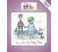 Heritage Crafts - Happy Place - Kit de punto de cruz contado - Años dorados -