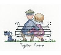 Heritage Crafts Kit de punto de cruz, Together Forever
