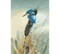 Heritage Cross Stitch Set Tela "Pequeño Pescador (l)", Patrón de cuenta, whlf737