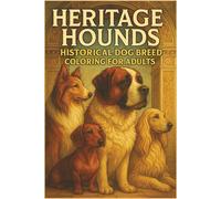 Heritage Hounds Historical Dog Breed Coloring for Adults: Explore the Legacy of Man’s Best Friend Through Classic Canine Illustrations