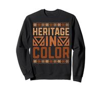 Heritage In Color Matter Roots Cultural Sudadera