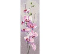 Heritage JCOR686-E - Kit de punto de cruz (11 x 31 cm), diseño de orquídea