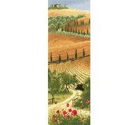 Heritage JCTU567-A Aida - Kit de punto de cruz (31 x 11 cm), diseño de la Toscana A