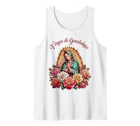 Heritage Mexican Mom Virgen de Guadalupe Mother's Day Camiseta sin Mangas