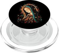 Heritage Mexican Mom Virgen de Guadalupe Mother's Day PopSockets PopGrip para MagSafe