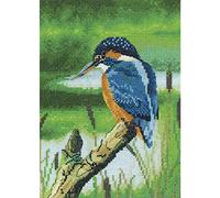 Heritage NAKF1508-E - Kit de punto de cruz (15 x 21 cm), diseño de pájaro