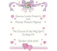 Heritage Nudos y campanas de boda Aida 14 hilos Kit de bordado de punto de cruz