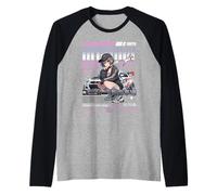 Heritage of Speed Racing Anime Girl Art Camiseta Manga Raglan