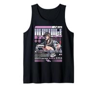 Heritage of Speed Racing Anime Girl Art Camiseta sin Mangas